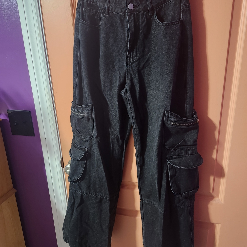 ROMWE Gray Denim Pants